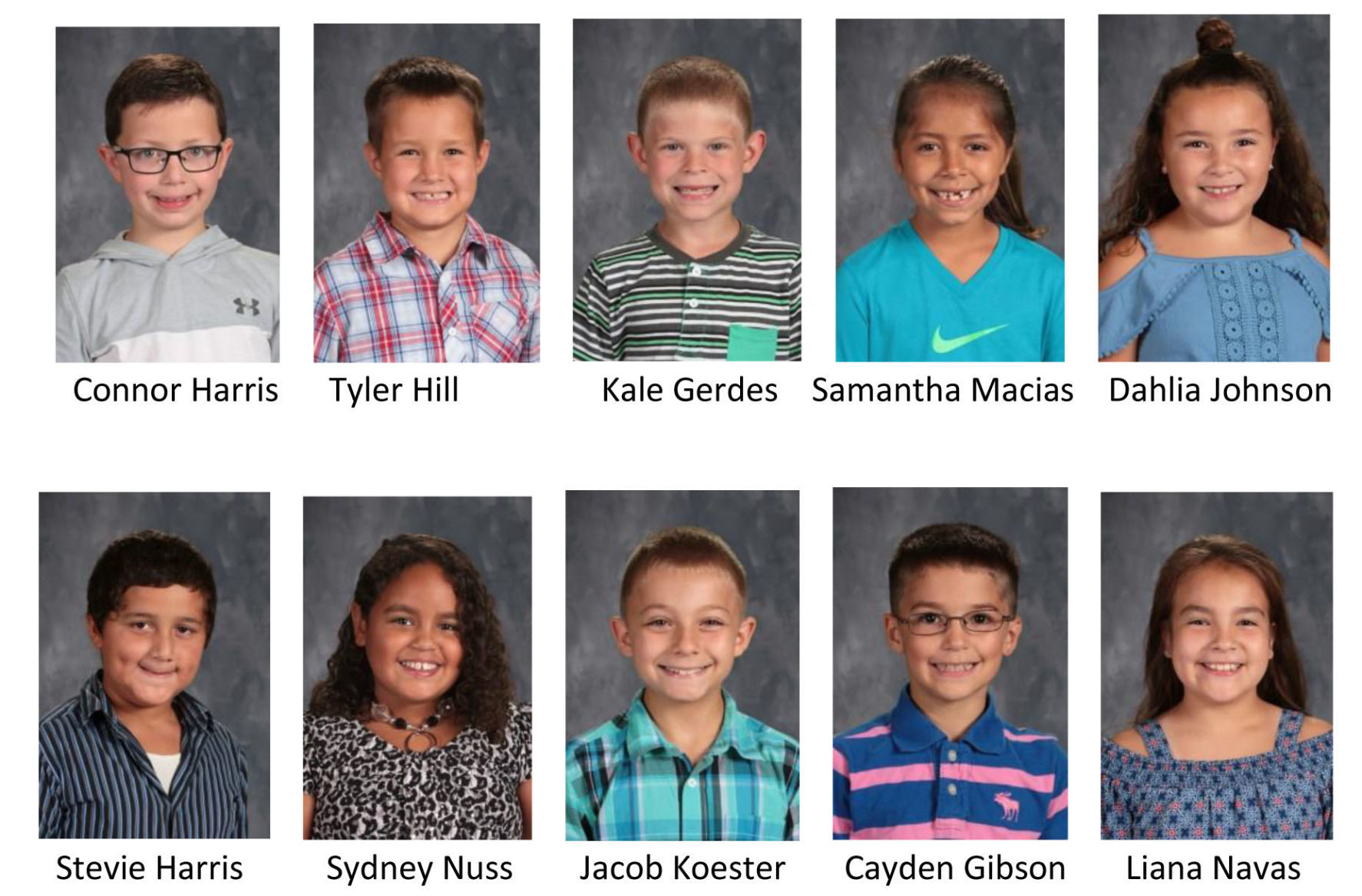 Students of the Month